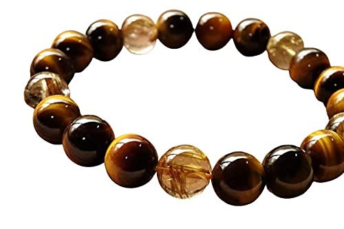 Amazon | 叶石 【 最強の金運石、タイチンルチルを、あなたの腕元に